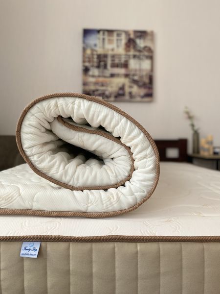 Тонкий матрац-топер Family Sleep Gold Royal 140х190 см 1950990558 фото