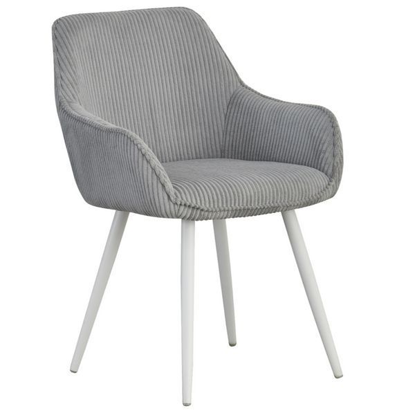 Стул Vetro Mebel M-240 Сивый ножки белые (M-240-hoary/white) 2572660400 фото
