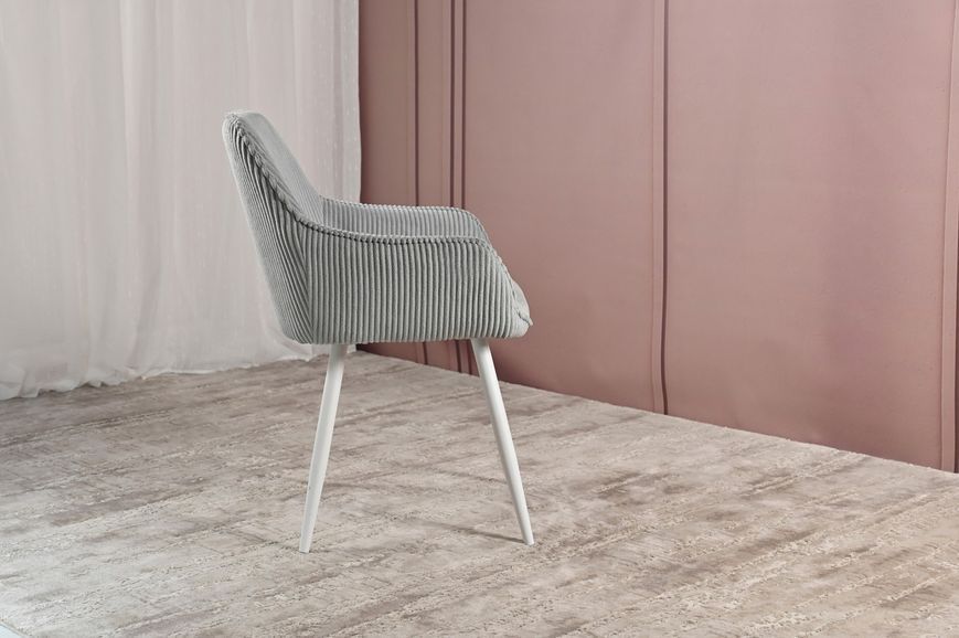 Стул Vetro Mebel M-240 Сивый ножки белые (M-240-hoary/white) 2572660400 фото