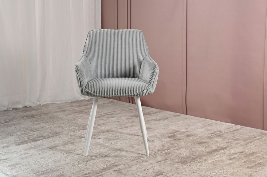 Стул Vetro Mebel M-240 Сивый ножки белые (M-240-hoary/white) 2572660400 фото