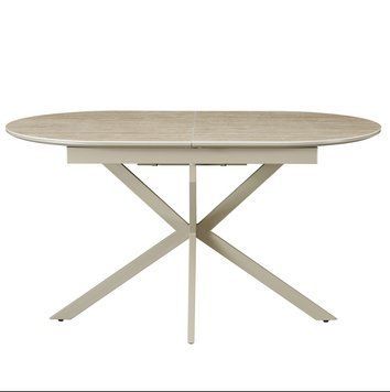 Стіл VetroMebel TML‑1335 римський травертин + капучино (TML-1335-verona-roman-travertine/cappuccino) 2897303995 фото