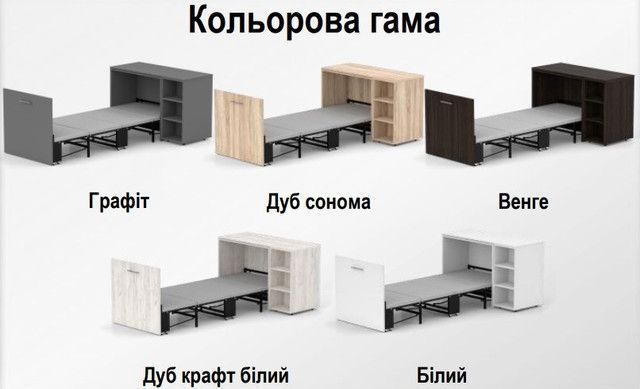 Кровать-трансформер Knap Knap 4в1 Sirim-C2 Белая S218041201 фото