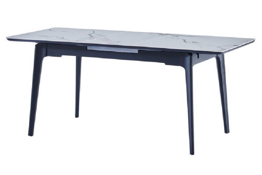 Стіл Vetro Mebel TM-89 каса вайт + чорний (TM-89-casa-white/ black) 1813680543 фото
