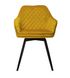 Стілець Vetro Mebel R-63 гірчичний + чорний (R-63-mustard/ black) 1690355822 фото 6