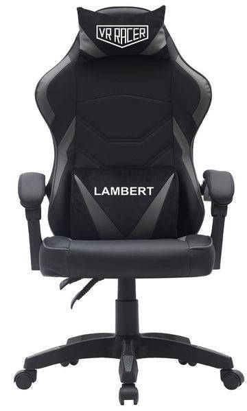 Кресло геймерское AMF VR Racer Dexter Lambert черный/серый (555397) 2471079206 фото