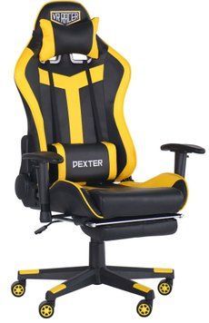 Крісло AMF VR Racer Dexter Rumble Чорний/Жовтий (546945) 1874968884 фото