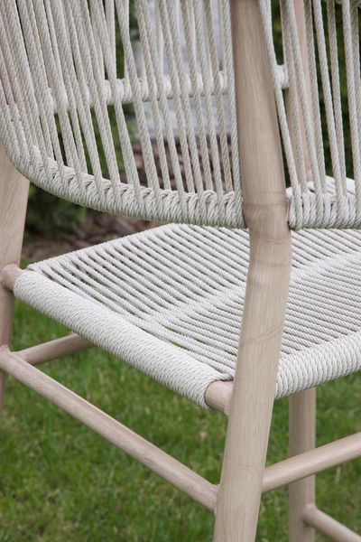 Стул садовый барный Vetro Mebel ODB-10 айвори + белый дуб (ODB-10-Ravello-ivory/white-oak) 3034855814 фото