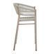 Стул садовый барный Vetro Mebel ODB-10 айвори + белый дуб (ODB-10-Ravello-ivory/white-oak) 3034855814 фото 4