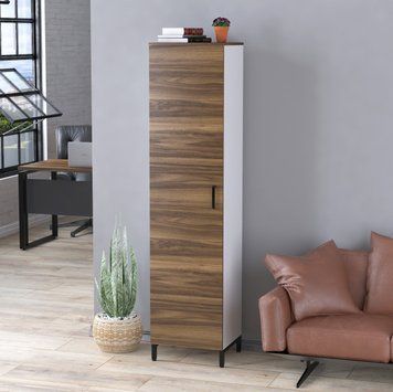 Шкаф распашной Loft Design LT-450-1900 Белый/Орех Модена 1750788049 фото