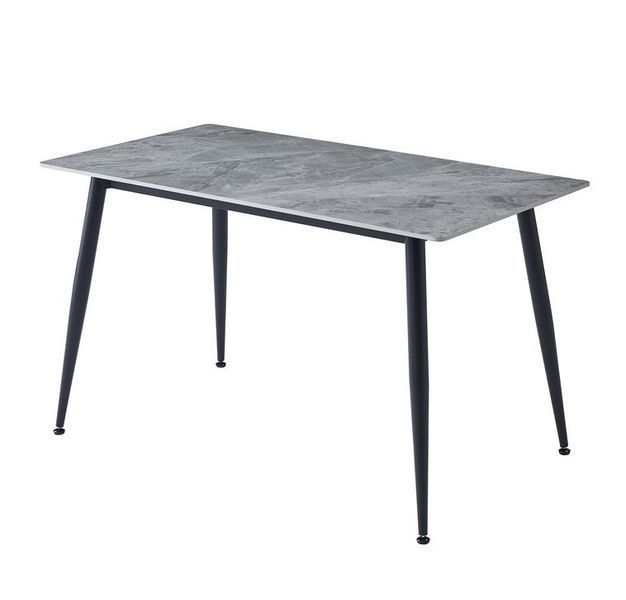 Стіл Vetro Mebel TM-100 калакатта грей + чорний (TM-100-calacatta-grey) 1995831733 фото