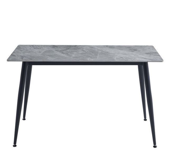 Стіл Vetro Mebel TM-100 калакатта грей + чорний (TM-100-calacatta-grey) 1995831733 фото