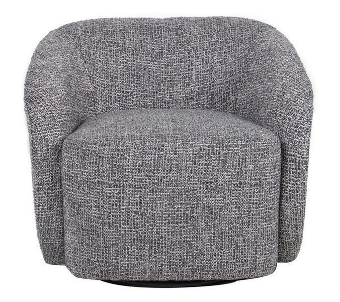 Крісло VetroMebel Tino сірий меланж VetroMebel (Armchair-swivel-tino-grey) 2248533141 фото