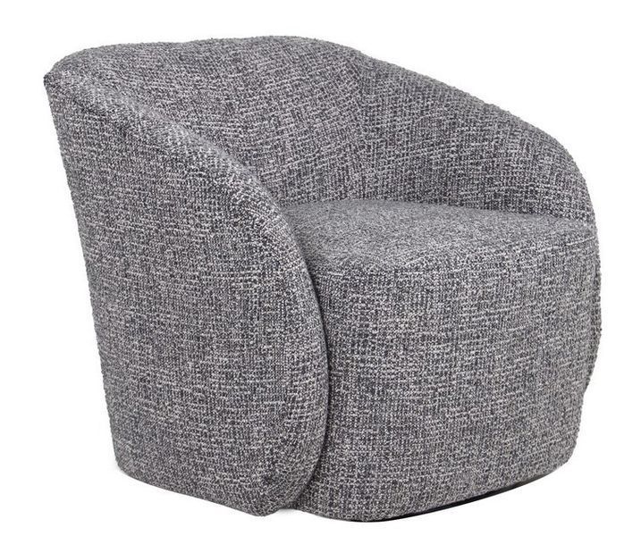 Крісло VetroMebel Tino сірий меланж VetroMebel (Armchair-swivel-tino-grey) 2248533141 фото