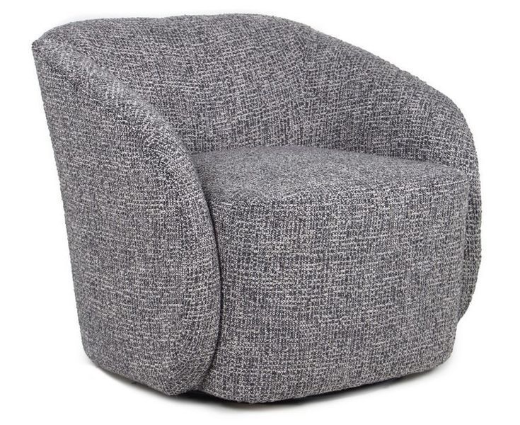 Крісло VetroMebel Tino сірий меланж VetroMebel (Armchair-swivel-tino-grey) 2248533141 фото