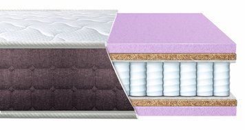 Ортопедический матрас Eurosleep Brave Spring Cocos 150х190 см 1711364432 фото