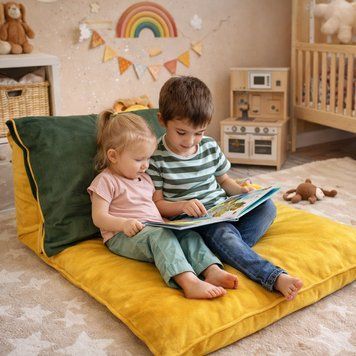 Матрас-пуф раскладной Family Sleep Transform Flex Fold Easy Желто-зеленый 2986972332 фото