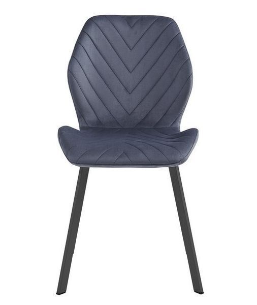 Стілець Vetro Mebel N-54 темно-сірий + чорний (N-54-dark-grey-velur/black) 2141288022 фото