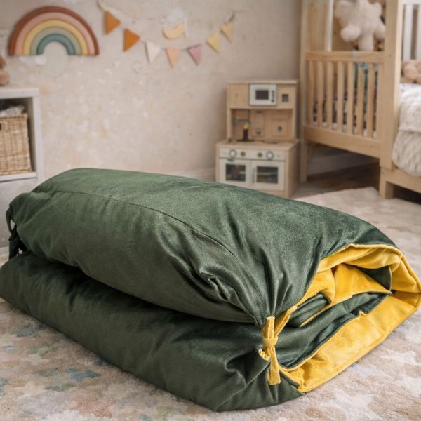 Матрас-пуф раскладной Family Sleep Transform Flex Fold Easy Желто-зеленый 2986972332 фото