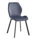 Стілець Vetro Mebel N-54 темно-сірий + чорний (N-54-dark-grey-velur/black) 2141288022 фото 2