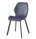 Стілець Vetro Mebel N-54 темно-сірий + чорний (N-54-dark-grey-velur/black) 2141288022 фото 1