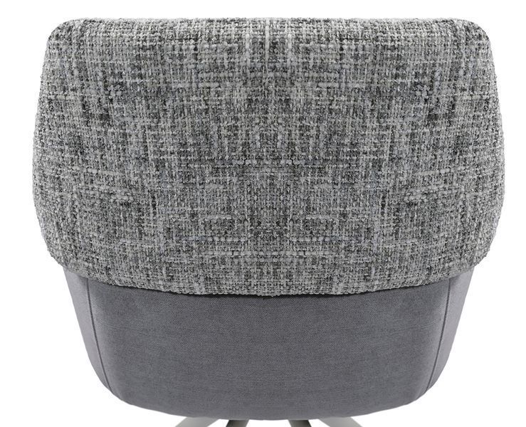 Стілець Vetro Mebel R-165 поворотний Прованс ніжки білі (R-165-provence-chenille/white) 2564578592 фото