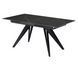Стол Vetro Mebel ТМL-893 (васко) неро дорадо + черный (TML-893-vasko-nero-dorado/black) 1904968678 фото 1