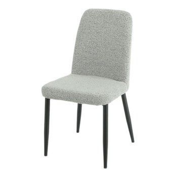 Стул Vetro Mebel N-44 светло-серый+черный (N-44-light-grey-boucle/ black) 1914451870 фото