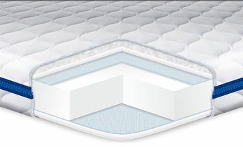 Тонкий матрас-топпер Eurosleep Slim Super Strong Трикотаж 70х190 см 1713339013 фото