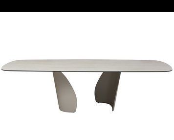 Стол VetroMebel (керамика) Паола TML-1265 Сендвейв/Бежевый 280х110 см (TML-1265-paola-sandwave/biege) 2585163144 фото