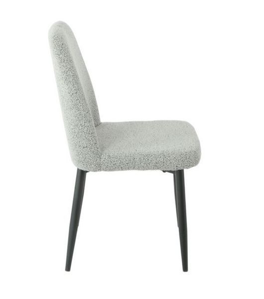 Стілець Vetro Mebel N-44 світло-сірий + чорний (N-44-light-grey-boucle/ black) 1914451870 фото
