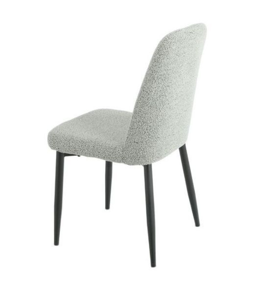 Стілець Vetro Mebel N-44 світло-сірий + чорний (N-44-light-grey-boucle/ black) 1914451870 фото