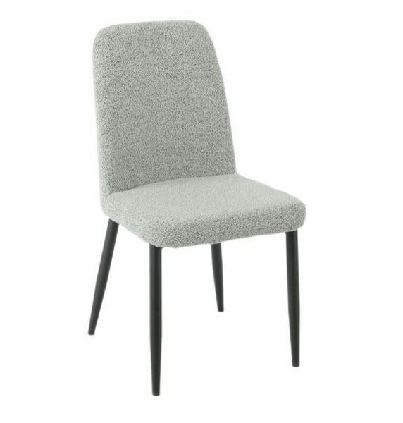 Стілець Vetro Mebel N-44 світло-сірий + чорний (N-44-light-grey-boucle/ black) 1914451870 фото
