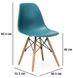 Стілець Vetro Mebel M-05EAMES CHAIR тіффані (M-05-tiffany) 1693373623 фото 2