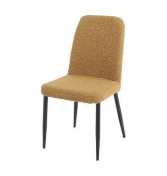 Стул Vetro Mebel N-44 горчичный+черный (N-44-mustard-boucle/ black) 1914471542 фото