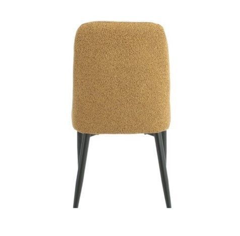 Стул Vetro Mebel N-44 горчичный+черный (N-44-mustard-boucle/ black) 1914471542 фото