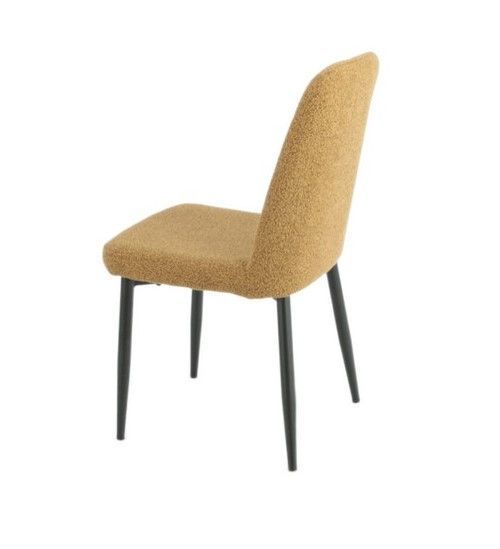 Стул Vetro Mebel N-44 горчичный+черный (N-44-mustard-boucle/ black) 1914471542 фото