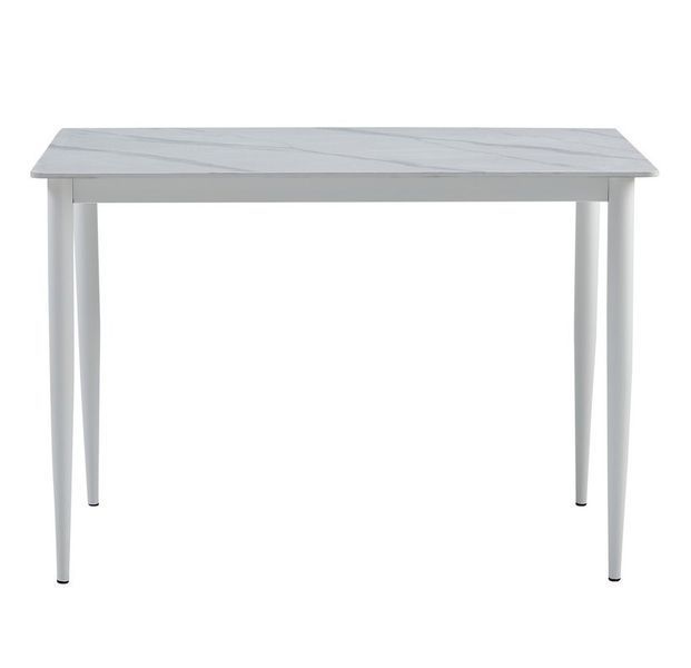 Стіл Vetro Mebel TM-110 білий мармур + білий (TM-110-white-marble) 1994926336 фото