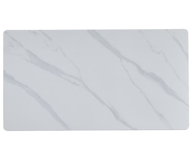Стіл Vetro Mebel TM-110 білий мармур + білий (TM-110-white-marble) 1994926336 фото