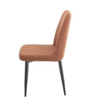 Стул Vetro Mebel N-44 терракотовый+черный (N-44-terracotta-boucle/ black) 1914476124 фото