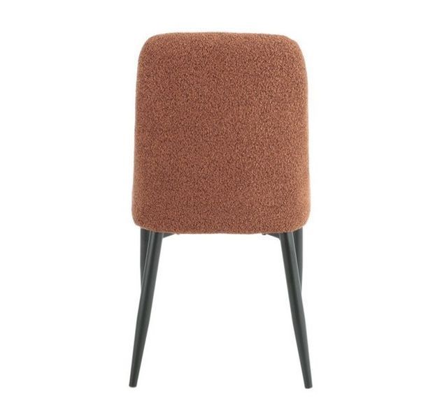 Стілець Vetro Mebel N-44 теракотовий + чорний (N-44-terracotta-boucle/ black) 1914476124 фото