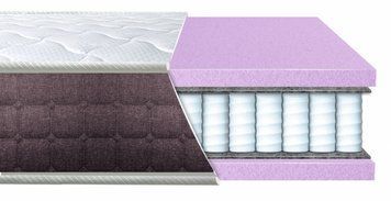 Ортопедический матрас Eurosleep Brave Spring Foam Трикотаж 120х190 см 1711461146 фото
