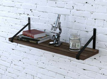 Полка Loft Design PL3-92-36 Черный/Орех Модена 11114pl3-92360304 фото