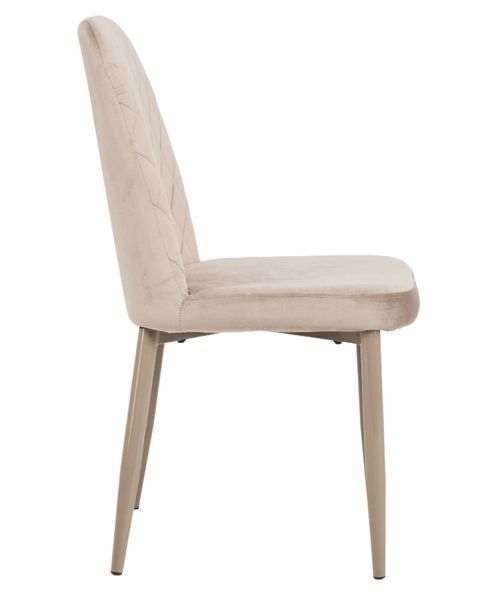 Стул Vetro Mebel N-44 капучино + капучино (N-44-cappuccino-velur/ cappuccino) 1914484484 фото