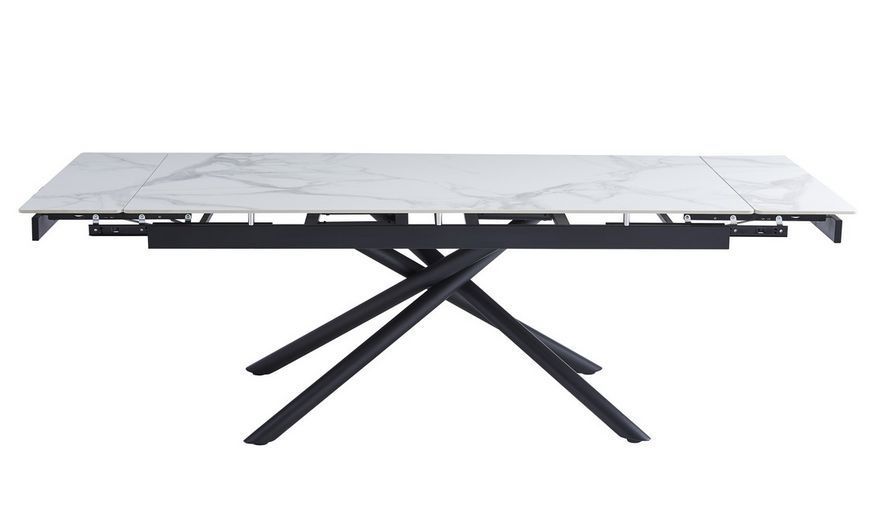 Стол Vetro Mebel TML-819 вайт клауд+черный (TML-819-white-cloud) 1884209333 фото
