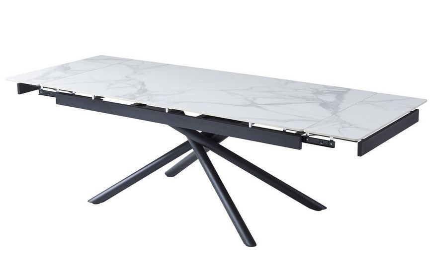 Стол Vetro Mebel TML-819 вайт клауд+черный (TML-819-white-cloud) 1884209333 фото