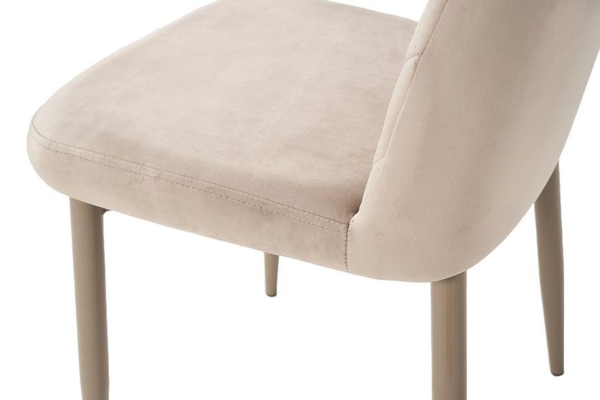 Стул Vetro Mebel N-44 капучино + капучино (N-44-cappuccino-velur/ cappuccino) 1914484484 фото