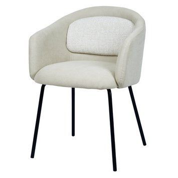 Стілець Vetromebel M-242 Кокосове молоко (M-242-coconut-milk/black) 2783626412 фото