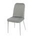 Стул Vetro Mebel N-44 серый+серый (N-44-grey-velur/ grey) 1914488881 фото 1