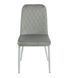 Стул Vetro Mebel N-44 серый+серый (N-44-grey-velur/ grey) 1914488881 фото 4