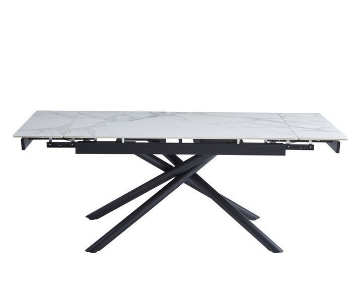 Стол Vetro Mebel TML-819-1 вайт клауд+черный (TML-819-1-white-cloud) 1884213885 фото